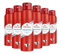 Old Spice Whitewater Lot de 6 déodorants en spray pour homme 150 ml