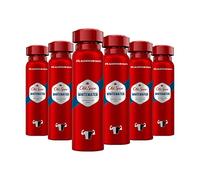 Old Spice Whitewater Lot de 6 déodorants en spray sans aluminium pour homme Parfum longue durée 6 x 150 ml