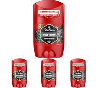 Old Spice Wolfthorn Déodorant en stick pour homme, 50 ml, fraîcheur 48 h, parfum longue durée, 0% sels d'aluminium, ne tache pas sur le noir et le blanc, fabriqué à partir de 50% de plastique