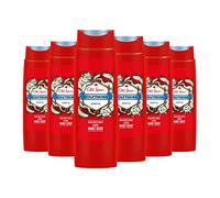 Old Spice Wolfthorn Lot de 6 flacons de gel douche et shampoing pour homme 3 en 1 Parfum longue durée 250 ml