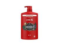 Old Spice Wolfthorn Gel douche et shampooing 3 en 1 pour homme, 1 l, parfum frais et durable de qualité parfumée, pour les cheveux et le visage