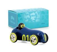 Old Sport Compet' Bleu Nuit Imitation Trafic Voiture en Bois Dès 2 Ans | Petit modèle collector authentique | coloris bleu nuit élégant | favorise motricité fine et imagination | idée cadeau ludique