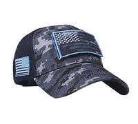 Old Spring Baseball Summer and Wash Hat Fashion Letter Flag Hat Baseball Caps Baseball Bargains, bleu, Taille unique
