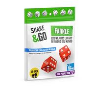 Old Teddys/The Purple Cow 6161 - Shake & Go Farkle - Jeu de dés de Voyage - Plus de 8 Ans