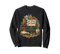 Old Things New Stories Lecteur de Machine à écrire Vintage Sweatshirt