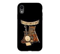 Old Time Tune Banjo Violon Session Folk Coque pour iPhone XR