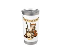 OLD TIME TUNE Banjo Violon Session Folk Gobelet isotherme en acier inoxydable double paroi