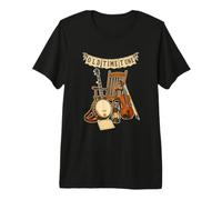 Old Time Tune Banjo Violon Session Folk T-Shirt Haut de Gamme