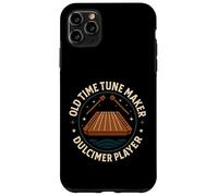 Old Time Tune Maker Dulcimer Player Emblème Coque pour iPhone 11 Pro Max
