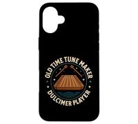 Old Time Tune Maker Dulcimer Player Emblème Coque pour iPhone 16 Plus