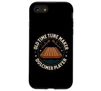 Old Time Tune Maker Dulcimer Player Emblème Coque pour iPhone SE (2020) / 7/8