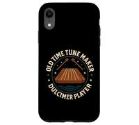 Old Time Tune Maker Dulcimer Player Emblème Coque pour iPhone XR