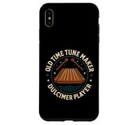 Old Time Tune Maker Dulcimer Player Emblème Coque pour iPhone XS Max