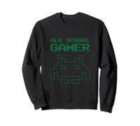 Old Vintage School Gamer - Rétro Space Alien Invaders Sweatshirt