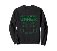 Old Vintage School Gamer - Space Alien Invaders rétro Sweatshirt
