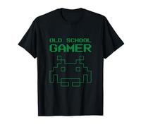 Old Vintage School Gamer - Space Alien Invaders rétro T-Shirt