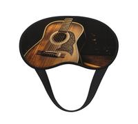 Old West Masque de sommeil en forme de guitare pour dormir sur le côté, masque occultant pour homme et femme, masque de sommeil sans pression, doux, respirant, confortable pour dormir la nuit