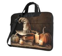 Old Witch'S Hat And Magic Books Sac pour ordinateur portable 15,6 pouces Sac d'ordinateur rembourré Housse pour homme et femme