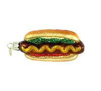Old World Christmas Décoration : Hot Dog en Verre soufflé pour Sapin de Noël (32050)