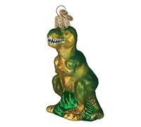 Old World Christmas Dinosaurs Glass Blown Ornaments for Christmas Tree,T-Rex