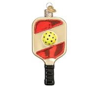 Old World Christmas Ornements Pickleball en Verre soufflé pour Arbre de Noël
