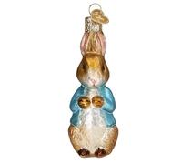 Old World Christmas Pierre Lapin Décoration en Verre soufflé pour Sapin de Noël