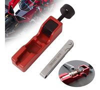 Oldbones Jauge d'espace pour bougie d'allumage, outil universel compatible avec la plupart des bougies d'allumage de 10 mm, 12 mm, 14 mm, 16 mm ((rouge)