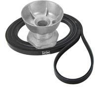 OLDDO Courroie de sécheuse 341241 et poulie de moteur 8066184 compatibles avec les sécheuses Whirlpool et Kenmore PS11744884, W10290525, WP8066184VP, AP6011686