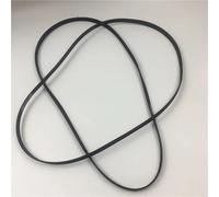 OLDDO Courroie trapézoïdale 2 pièces 5 6 7 8 nervures 500J PJ1270 for tapis de course, moteur, sèche-linge, ceinture d'entraînement Xbike(9 ribs,grey)