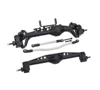 OLDDO Essieu Avant et arrière Axial Complet adapté for Capra UTB10 1.9 UTB 1/10 RC, pièces de Mise à Niveau de Voiture sur chenilles(Black)