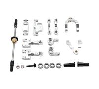OLDDO Jeu de coupelles de Direction d'arbre différentiel d'essieu arrière adapté au Kit de Mise à Niveau WPL D12 1/10 RC(White)