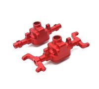 OLDDO Mise à Niveau du boîtier d'assemblage des essieux Avant et arrière adapté aux pièces de Voiture FMS 1/18 RC(Red)