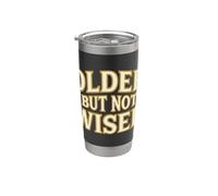 Older But Not Wiser Aging Birthday Humour Prankster Gobelet isotherme en acier inoxydable double paroi