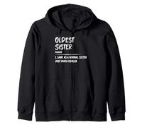 Oldest Sister Definition Funny Matching Family Sibling Sweat à Capuche