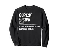 Oldest Sister Definition Funny Matching Family Sibling Sweatshirt