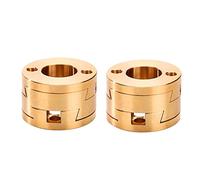 Oldham Lot de 2 coupleurs compatibles avec VzBot, BLV et autres imprimantes 3D axe Z T8 Tête chauffante (couplage Oldham)