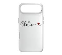Oldie Heart Cute Handwritten Typographie Cadeau Coque pour iPhone Air