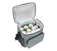 Oldmoom Boîte Repas Isotherme, Sac Isotherme avec Bretelle Amovible pour Conservation, Résistant aux Fuites pour Bouteille et Cannette Randonnée Plage Pique-nique BBQ Voyage Activités Extérieures