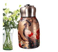 Oldmoom Bouteille d'eau isolée, bouteille d'eau thermique,Bouteille d'eau 300 ml Gobelet chaud et froid - Bouteille d'eau de voyage bouteille d'eau froide en métal pour boissons au café
