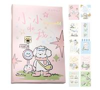 Oldmoom Cartes Postales pour Activités Créatives - Cartes Postales Illustrées Style Dessin Animé | Lot de 30 Feuilles Fournitures Scolaires Style Enfantin Écriture pour Élèves Adolescents Amis