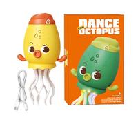 Oldmoom Jouet Musical Dansant | Poulpe Dansant Électrique Musical - Figure Animale Anti-Collision Amusement Apaisant pour La Maternelle L Anniversaire Le Préscolaire Les Tout Petits Et La