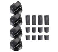 Oldmoom Remplacements des boutons du four,boutons de commande du dessus de la cuisinière,Remplacements de boutons de poêle 4X | Bouton de cuisinière, bouton de cuisinière à thermostat, marqué pour les