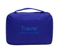 Oldmoom Trousse de Toilette Organisateur de Voyage,Trousse de Toilette Pliante - Sac Organisateur de Toilette de Voyage de Grande capacité - Sac de Rangement pour Brosse à Dents, Dentifrice, Peigne,