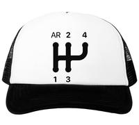 Oldrytee 2cv Gear Shift Pattern Casquette De Baseball Enfant Blanche Réglable Unisexe