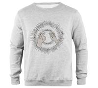 Oldrytee Bonne Chance À Vous Black Emperor Lift Sweat-Shirt Gris Jumper Unisex Simple Fit