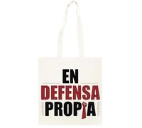 Oldrytee En Defensa Propia Bolsa de compras beige Shopping Beige Totebag