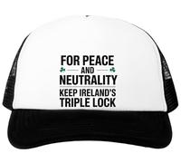 Oldrytee for Peace and Neutrality Baseball Cap White Adjustable Unisex