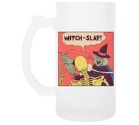 Oldrytee Gifle De Sorcière Tasse Transparente À Poignée De Bière En Verre