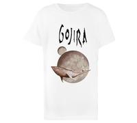 OLDRYTEE Gojira from Mars to Sirius T-Shirt Enfant en Coton Blanc Enfant
