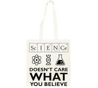 Oldrytee La Science Ne Se Soucie Pas De Ce Que Vous Croyez Shopping Beige Unisex Totebag Coton